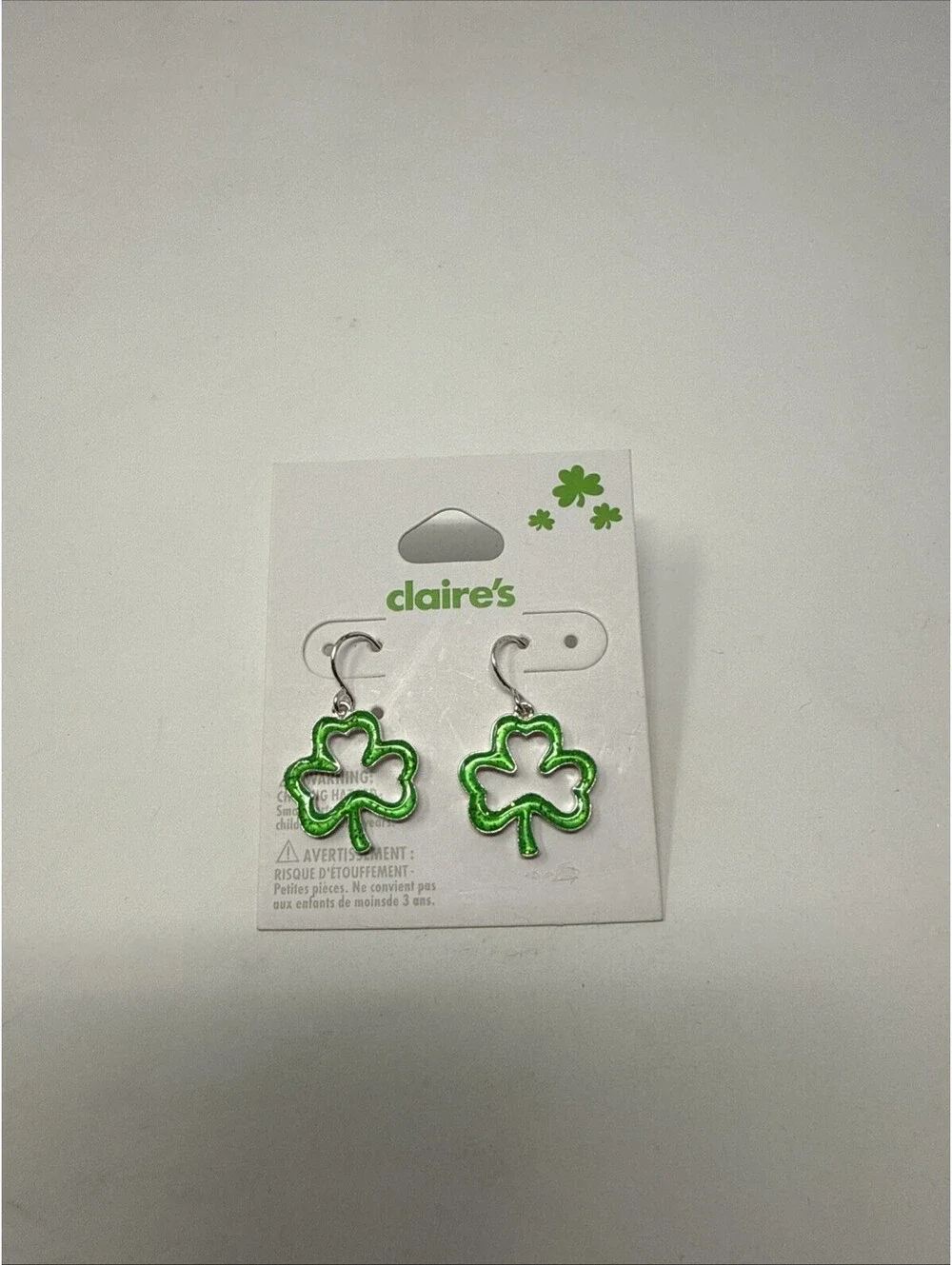 Green Clover Claire’s Earrings